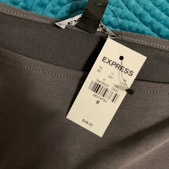 NWOT Express banded soft boat neck top - Picture 3 of 3